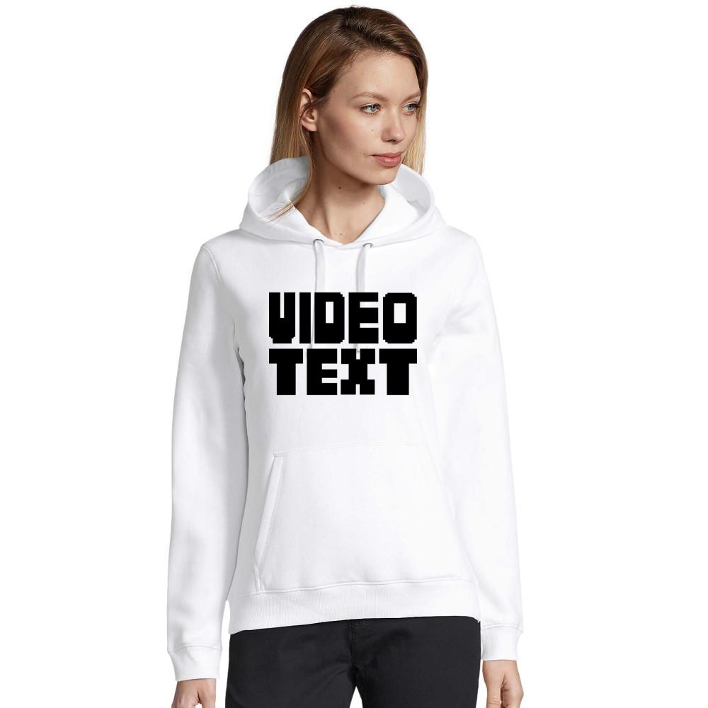 Video Text im Fernsehen Hoodie