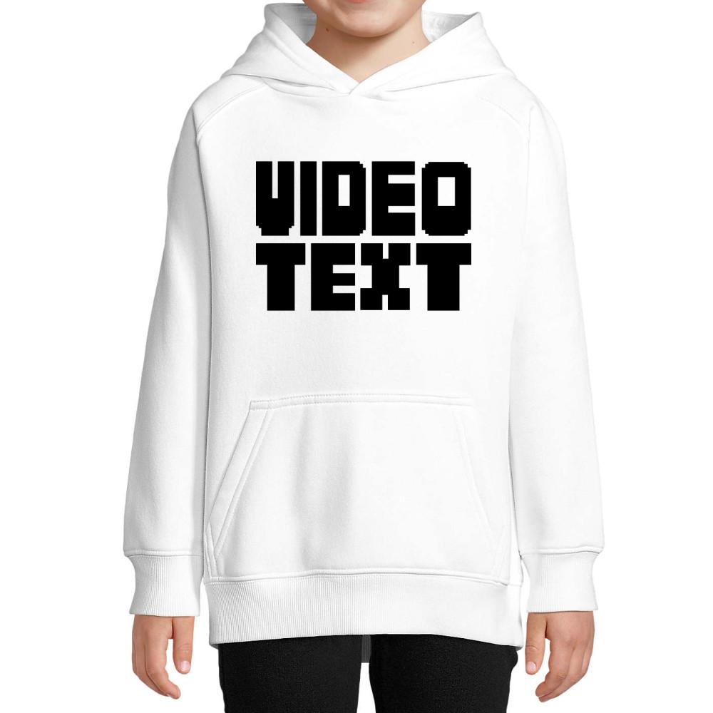 Video Text im Fernsehen Hoodie